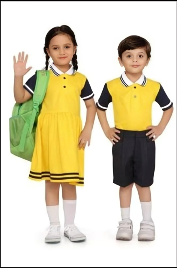 School Uniform For Boys And Girls - Short Long Sleeve, Washable, Comfortable, Unisex, Casual Wear